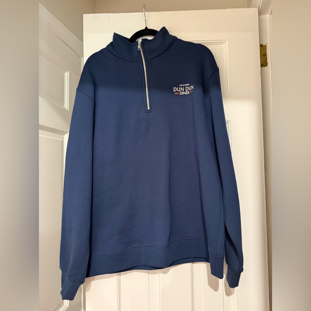 Law & Order Half Zip dun dun diner large
